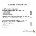 BUDAPEST STRING QUARTET Vol. 1