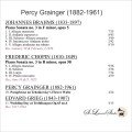 PERCY GRAINGER Vol. 1