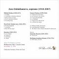 Zara Dolukhanova Vol. 1