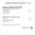 Lener Quartet Vol. 1