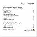 Quatuor Janacek Vol. 1
